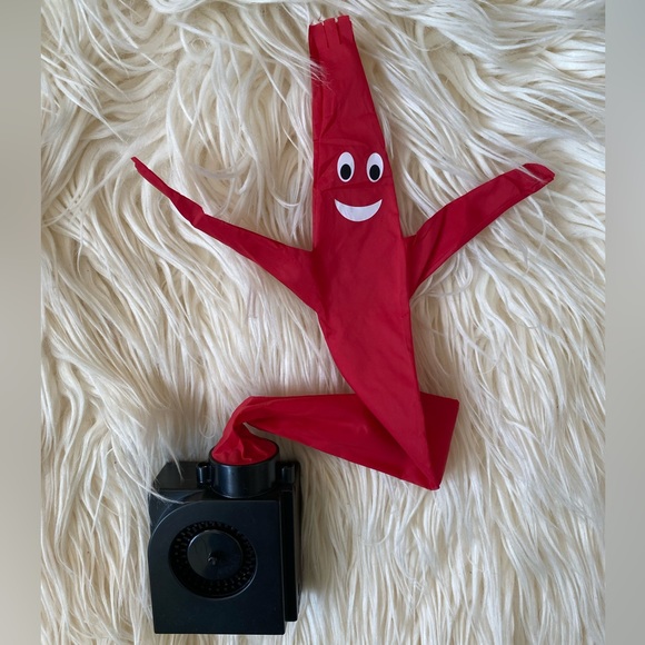 Wacky Waving Inflatable Tube Guy Red - Picture 1 of 3
